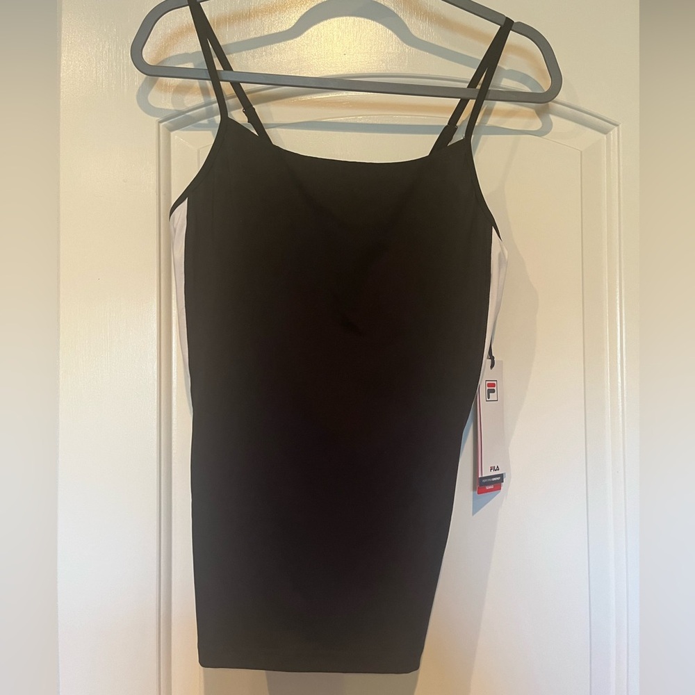 Fila Black Dress with White Side Panels